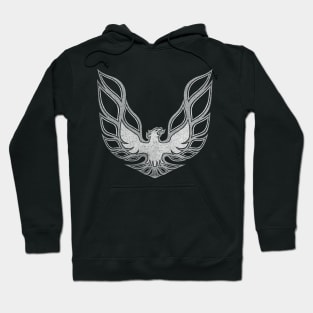 Firebird - Distressed - Chrome Hoodie